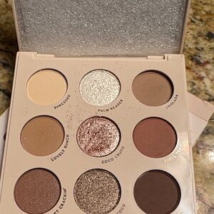 ColourPop Going Coconuts Eyeshadow Palette - Gold and Cream Shades